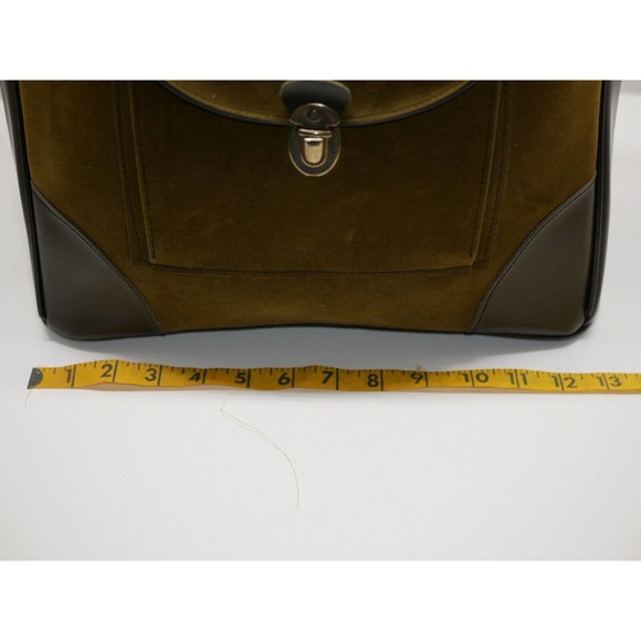 VTG Original Sarne Japan Tall Travel Tote Handbag Shoulder Bag with Lock and Key - Picture 14 of 16